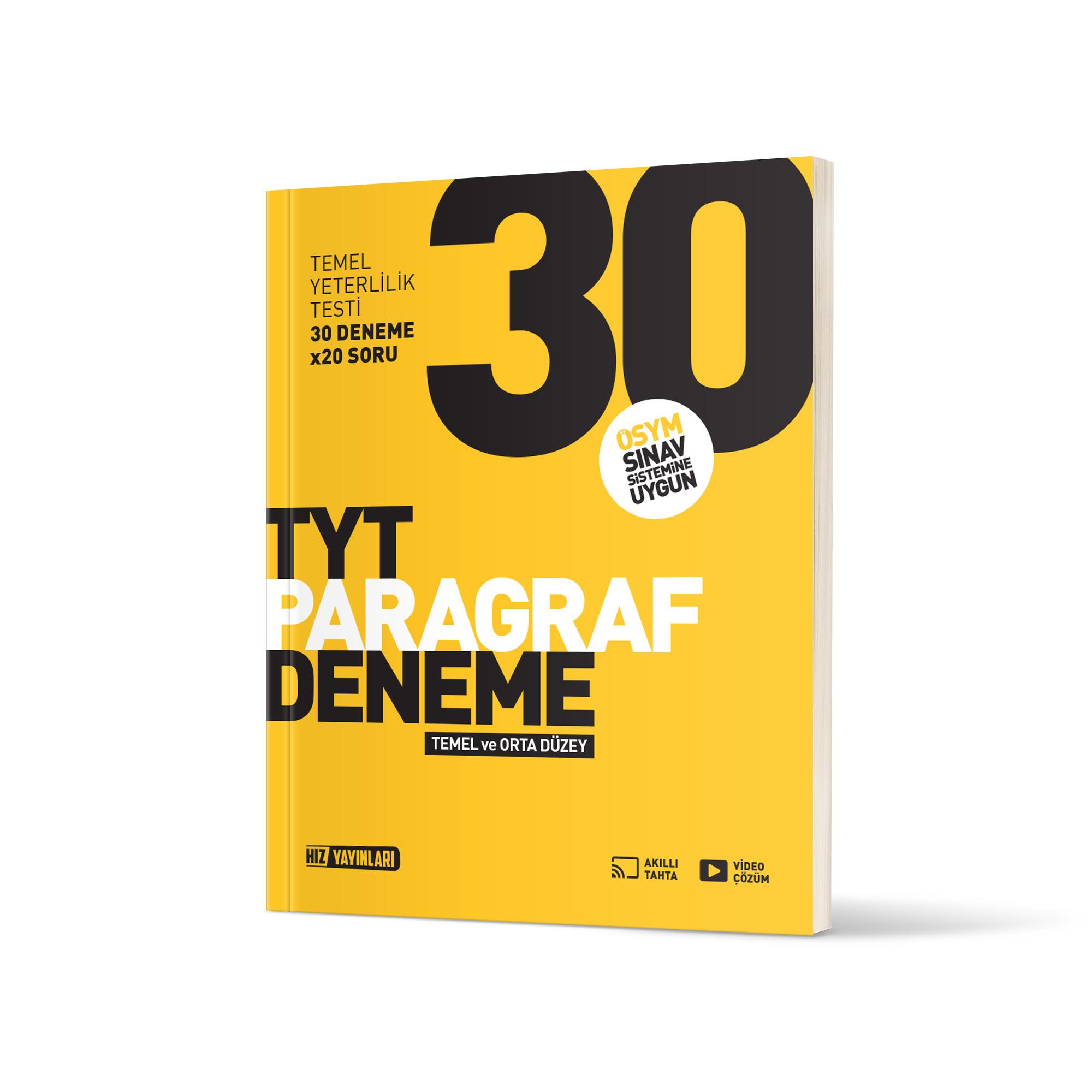 TYT TEMEL VE ORTA DÜZEY PARAGRAF DENEME