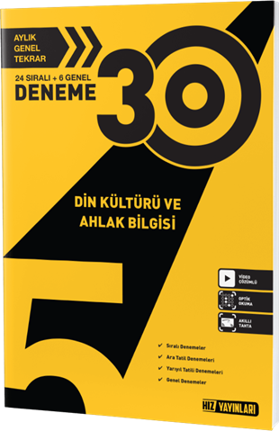 5. Sınıf Din Kültürü 30lu Deneme