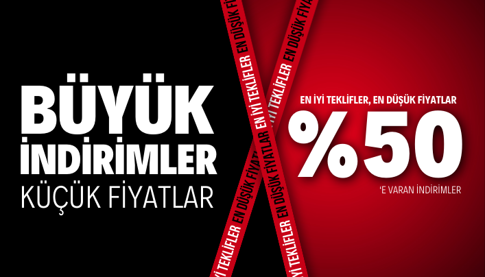 Seçili Ürünlerde İndirim Mobil