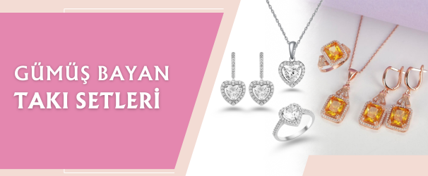 Gümüş Bayan Takı Setleri
