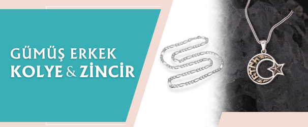 Gümüş Erkek Kolye ve Zincirleri