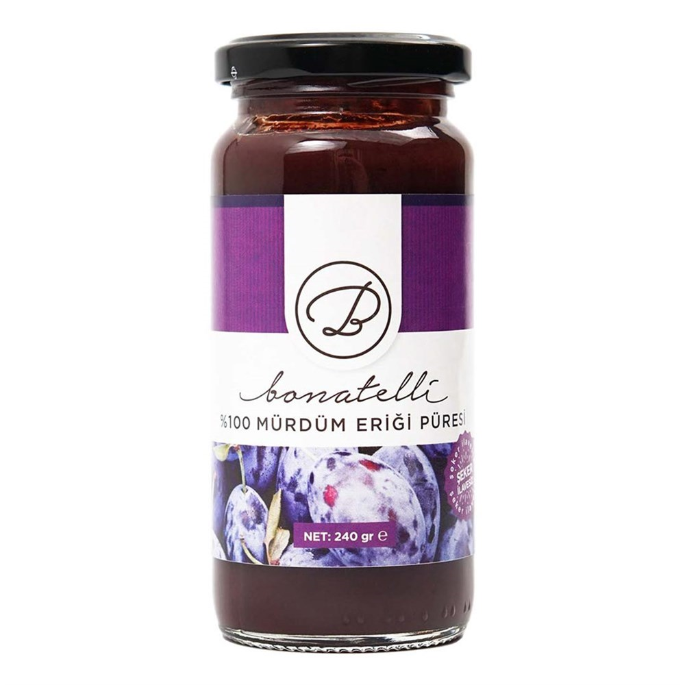 %100 Mürdüm Eriği Püresi 240 Gr