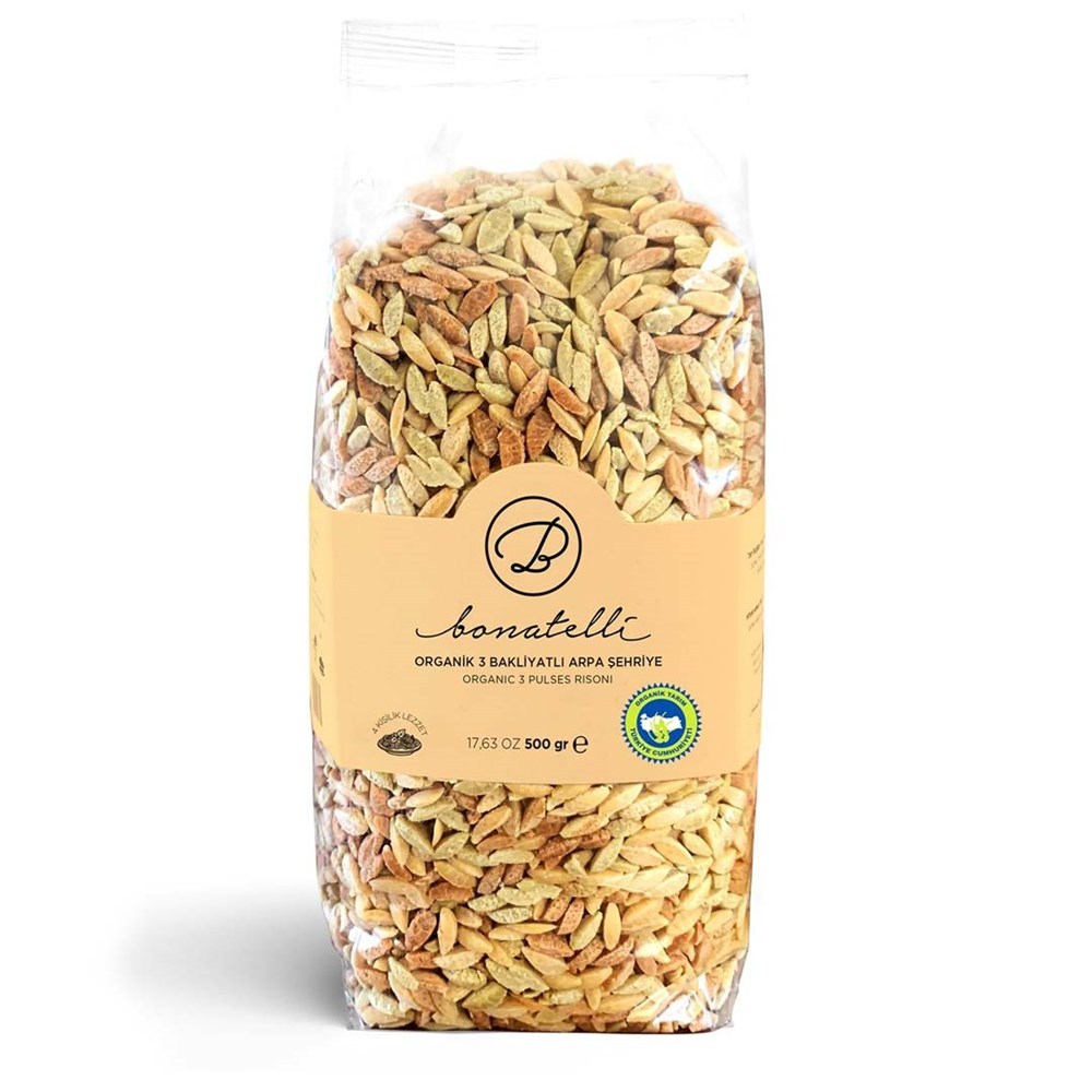 Organik 3 Bakliyatlı Arpa Şehriye 500 G