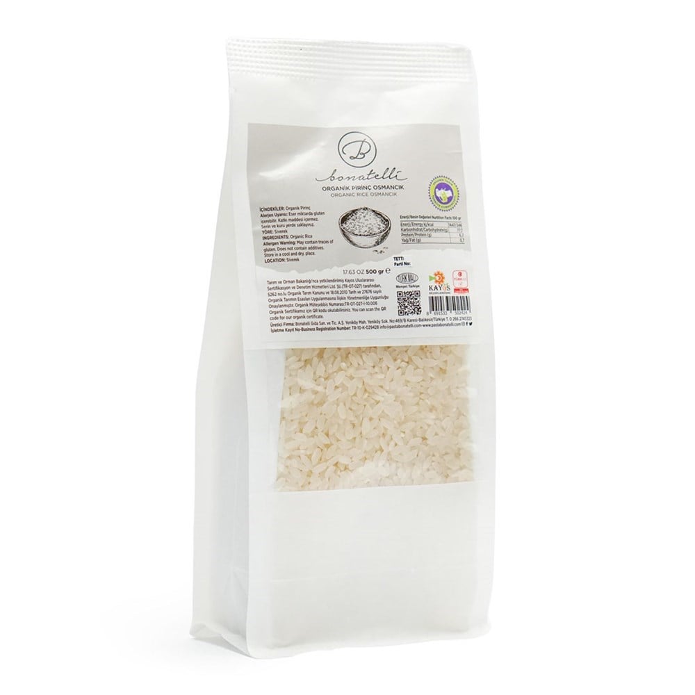 Organik Pirinç Osmancık 500 G