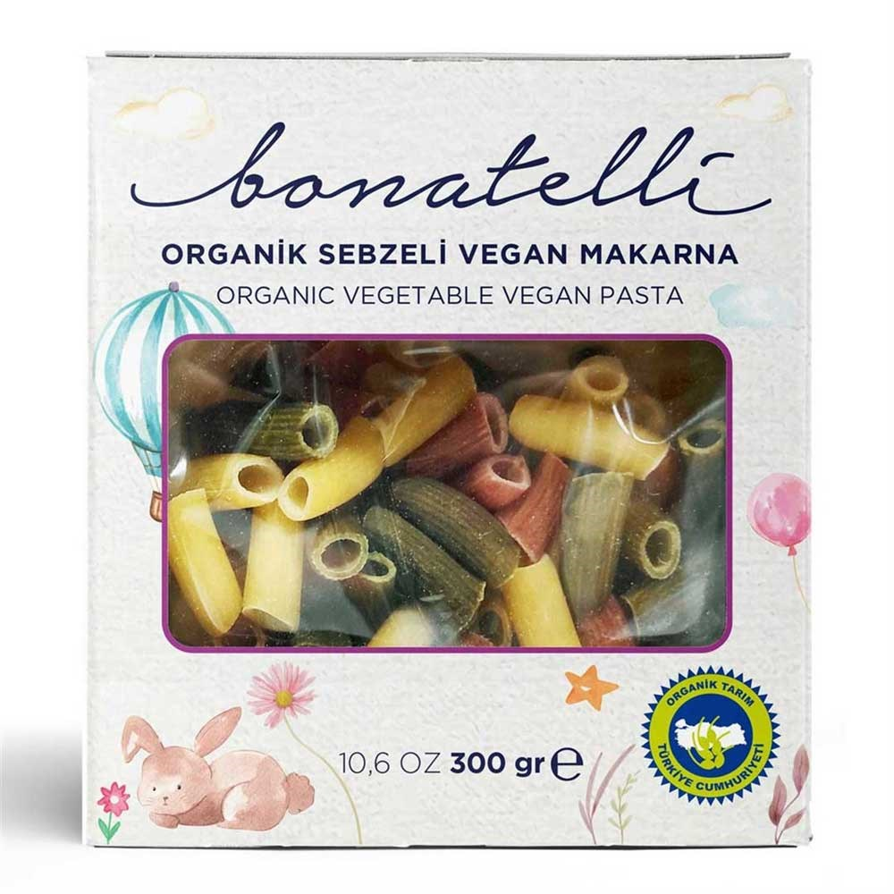 Organik Sebzeli Vegan Makarna 300 G