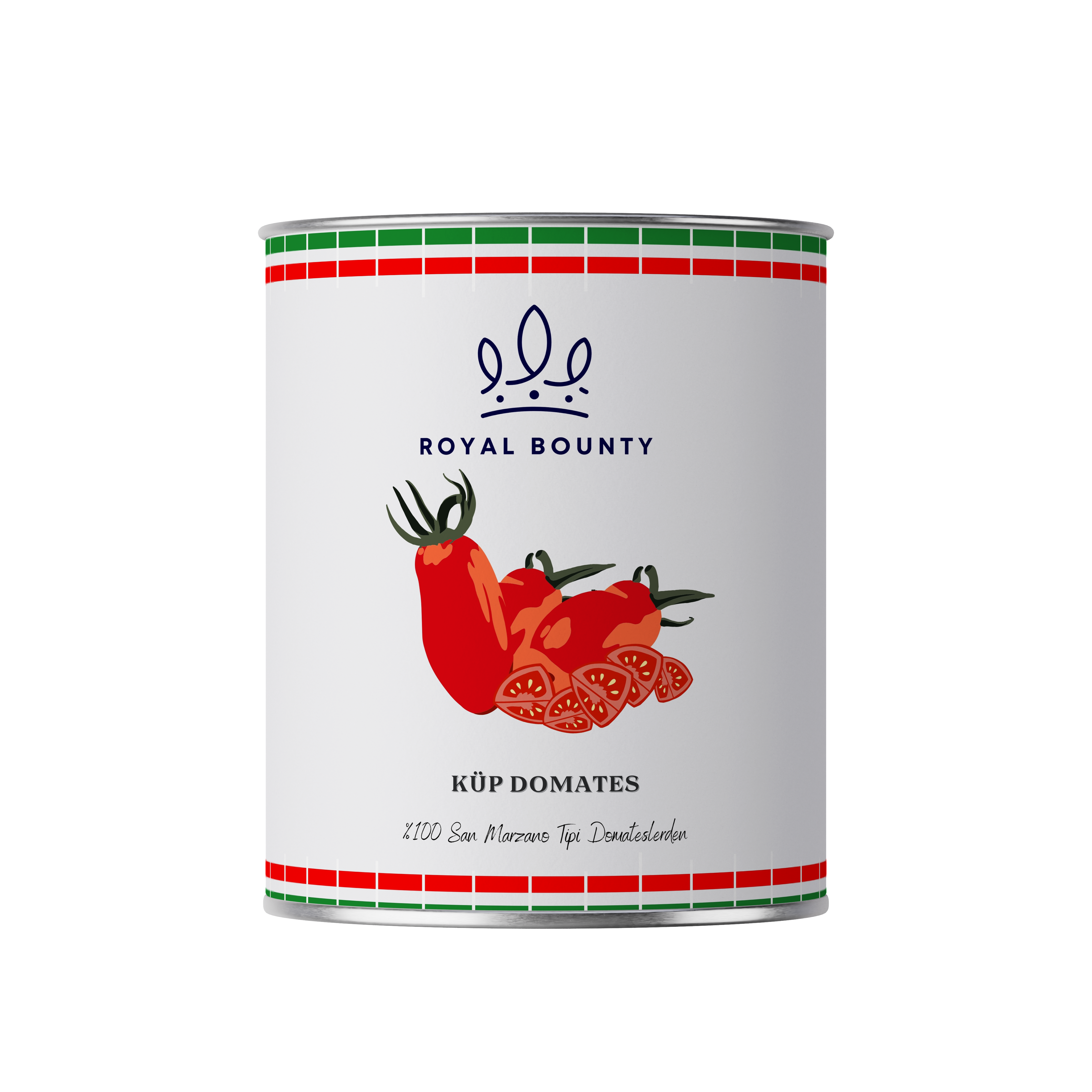San Marzano Doğranmış Küp Domates 