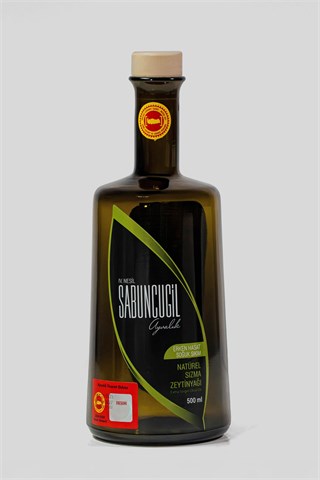 Sabuncugil Ayvalık Erken Hasat Soğuk Sıkım Filtresiz Zeytinyağı 500 ml - Primula Şişe