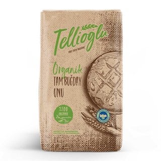 Tellioğlu Organik Tam Buğday Unu 1 Kg