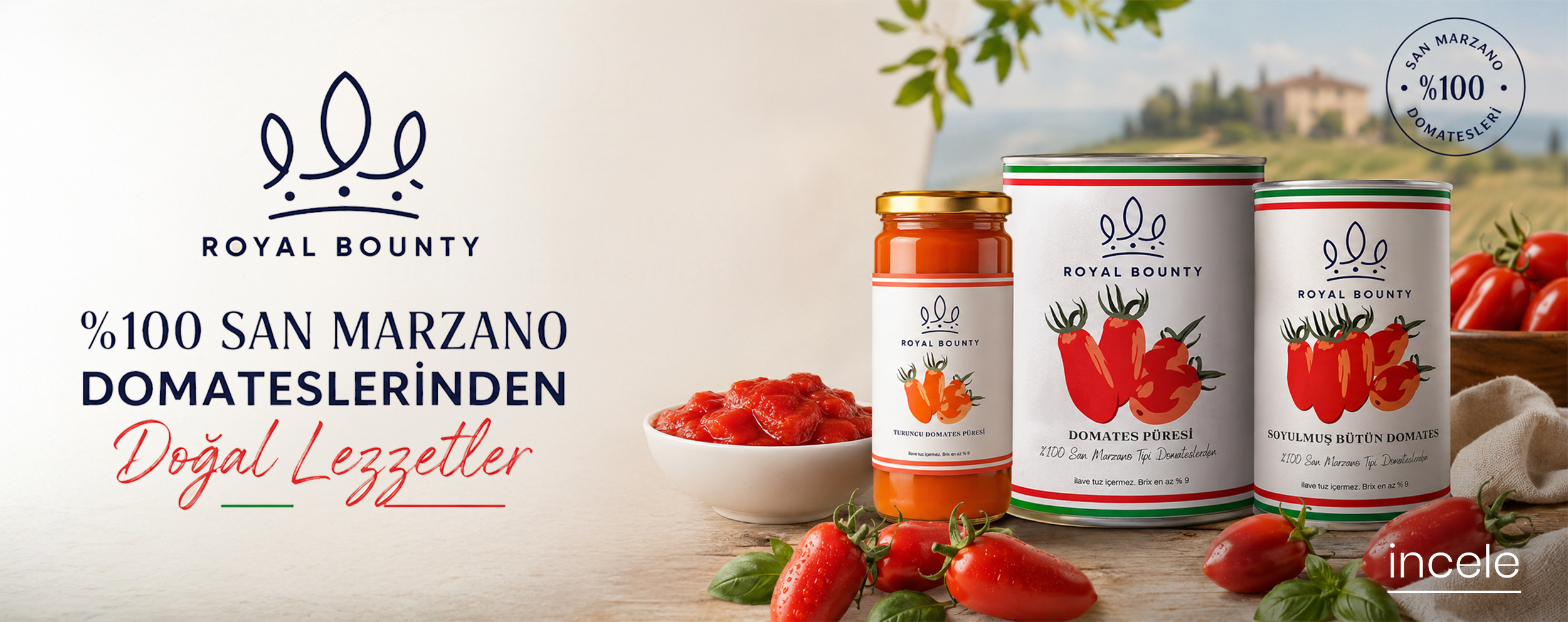 %100 SAN MARZANO DOMATESİ - ROYAL BOUNTY