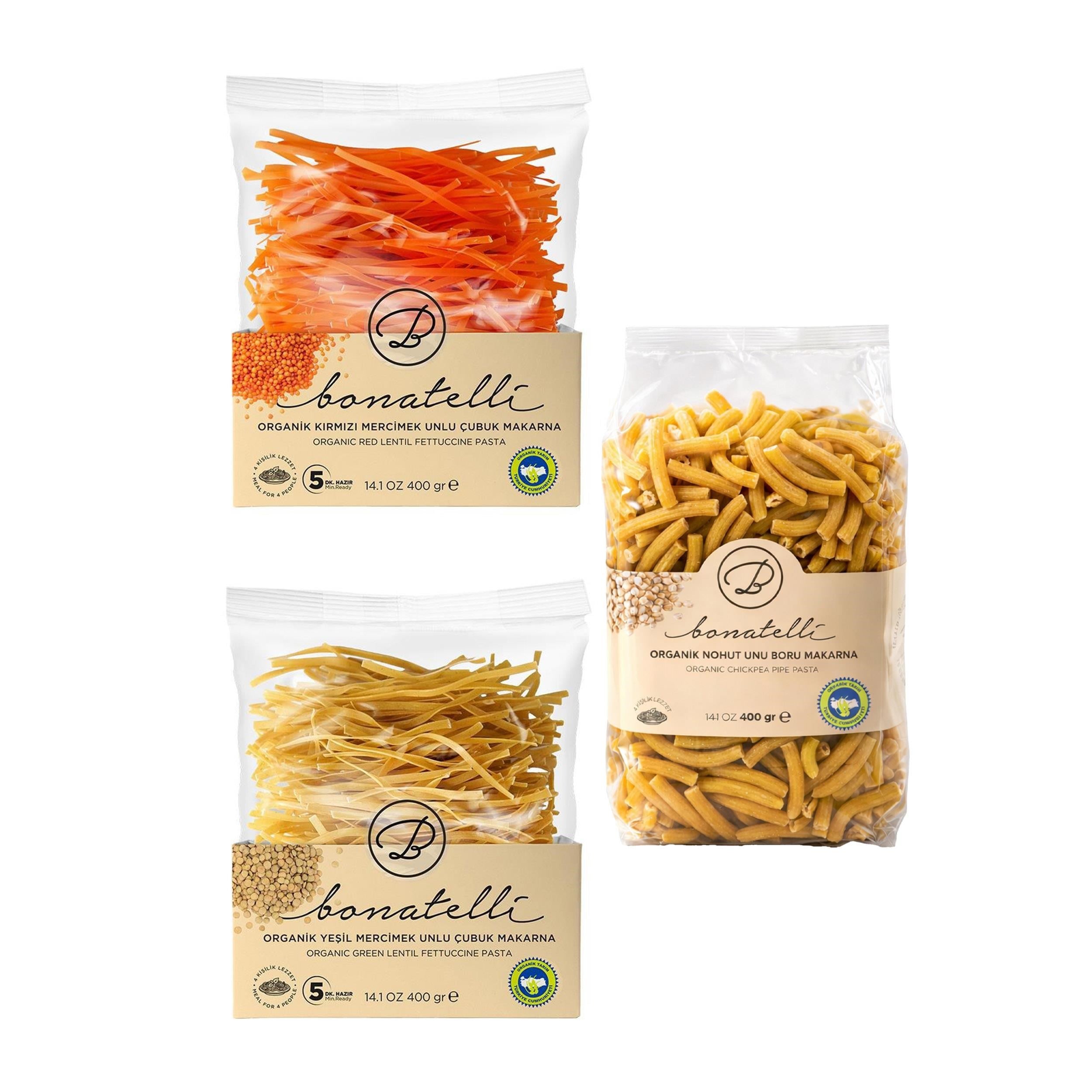 Bakliyat Makarnaları Seti