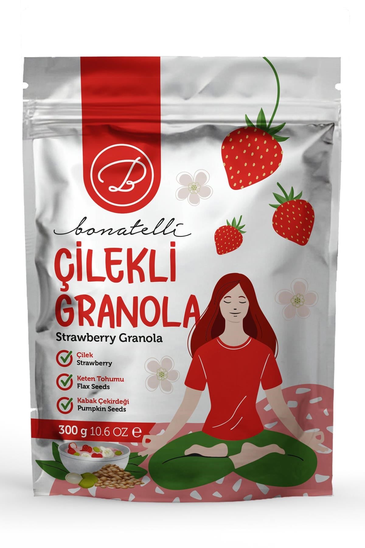 Çilekli Granola 300 G