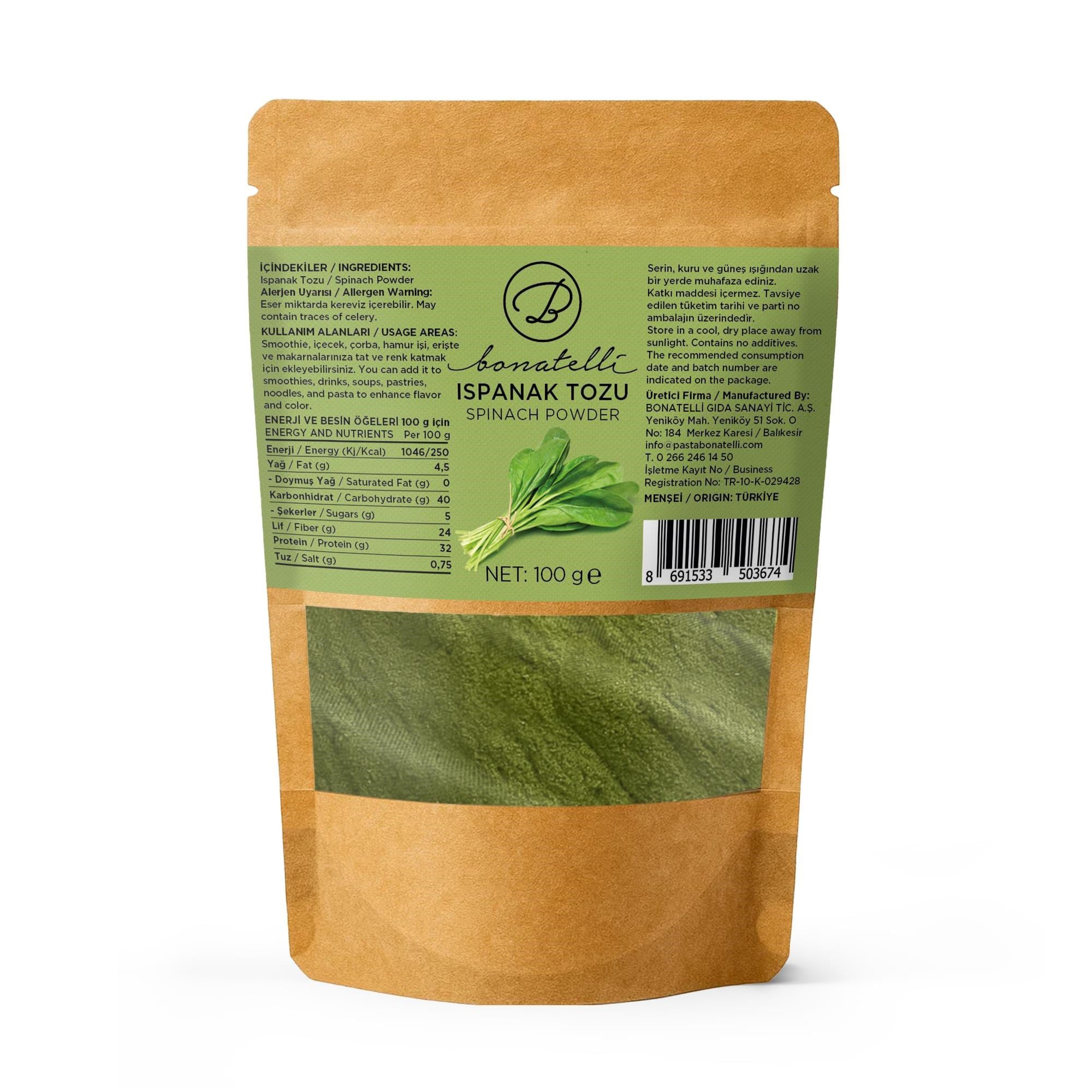 Ispanak Tozu 100 G