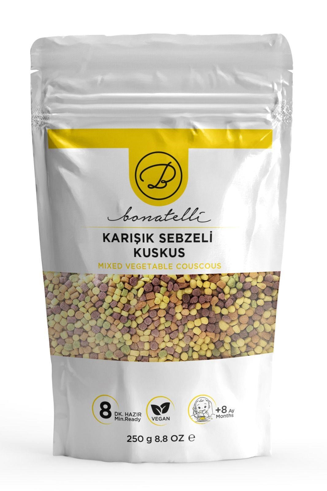 Karışık Sebzeli Kuskus 250 G | Bebek Makarna +8 Ay