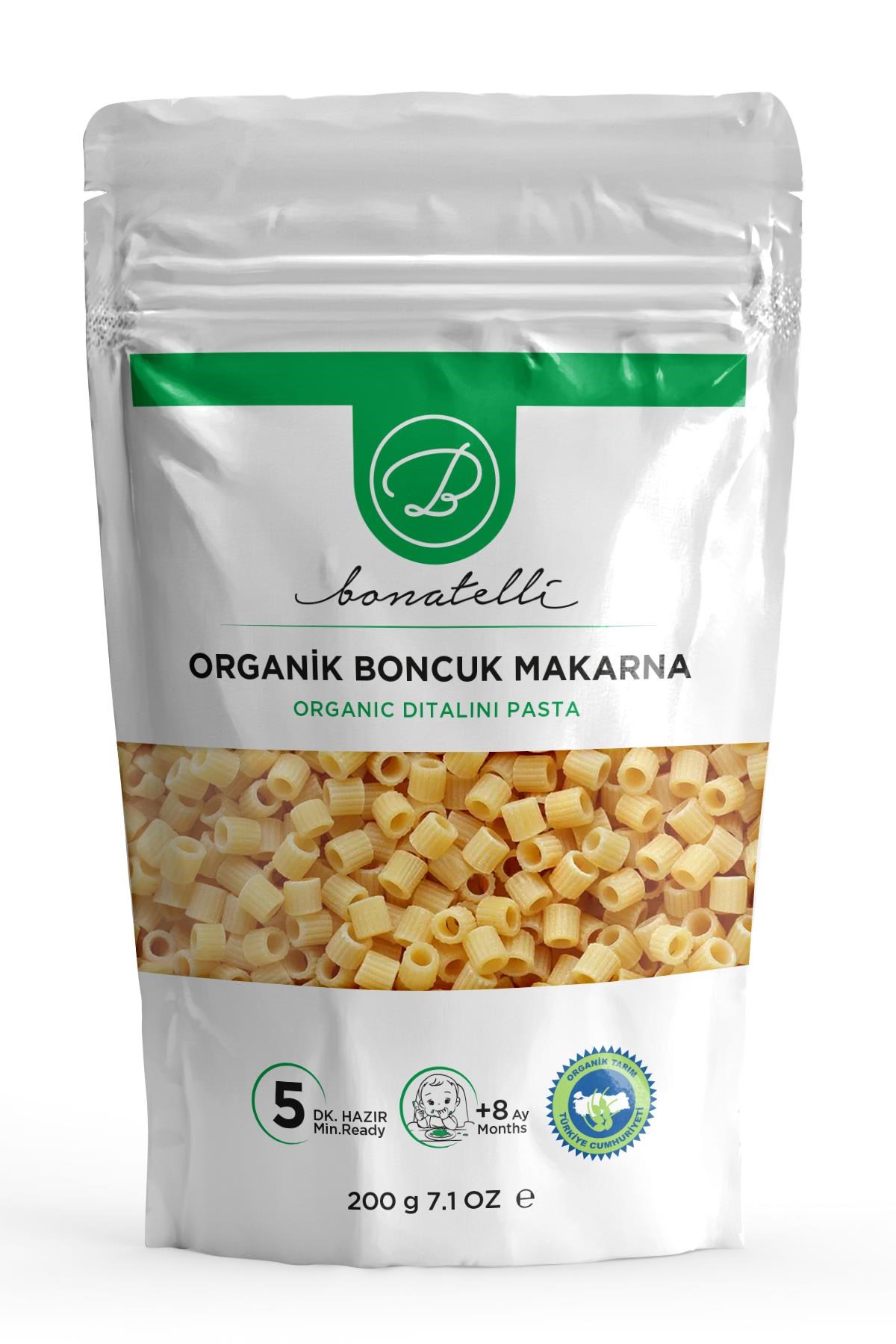 Organik Boncuk Makarna 200 G | Bebek Makarna +8 Ay