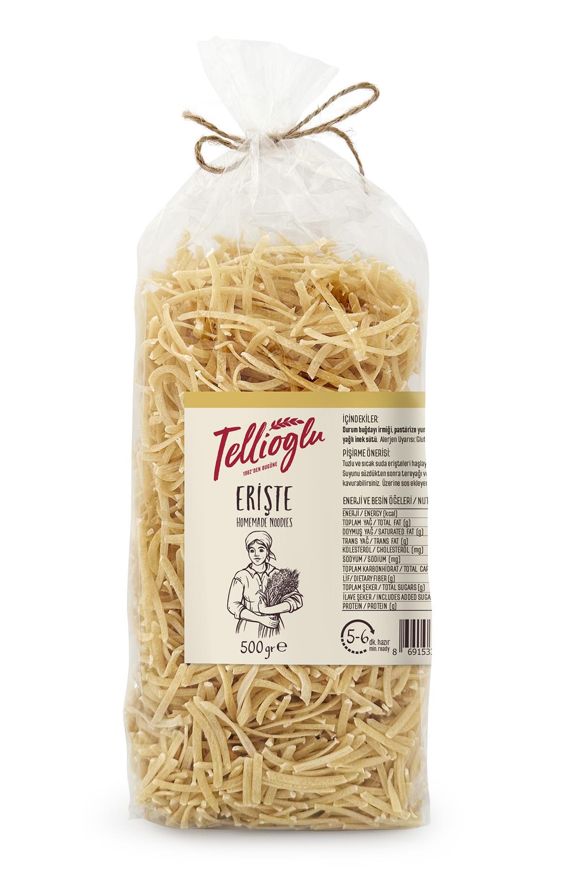 Tellioğlu Sade Erişte 500 G