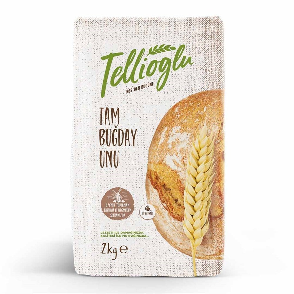 Tellioğlu Tam Buğday Unu 2 KG