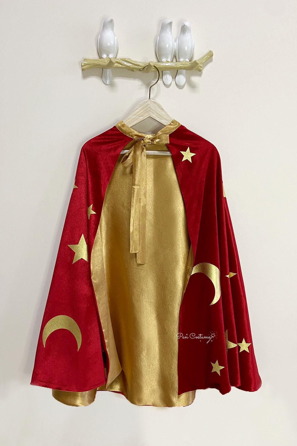 Büyücü Kostüm Kırmızı