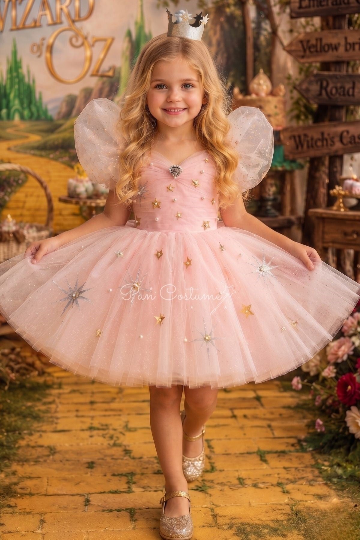 Kız Çocuk Elbise Glinda Oz Büyücüsü