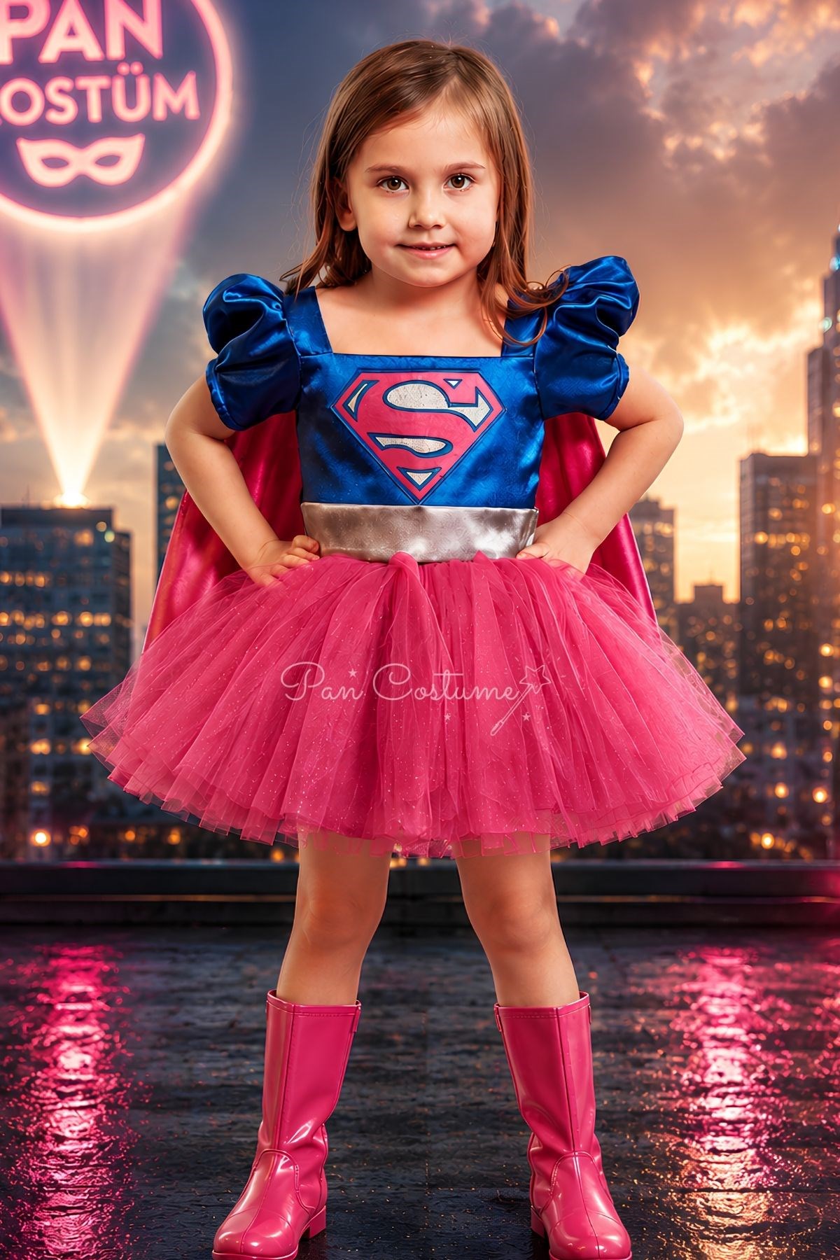 Super Hero Dc Girl Kostümü