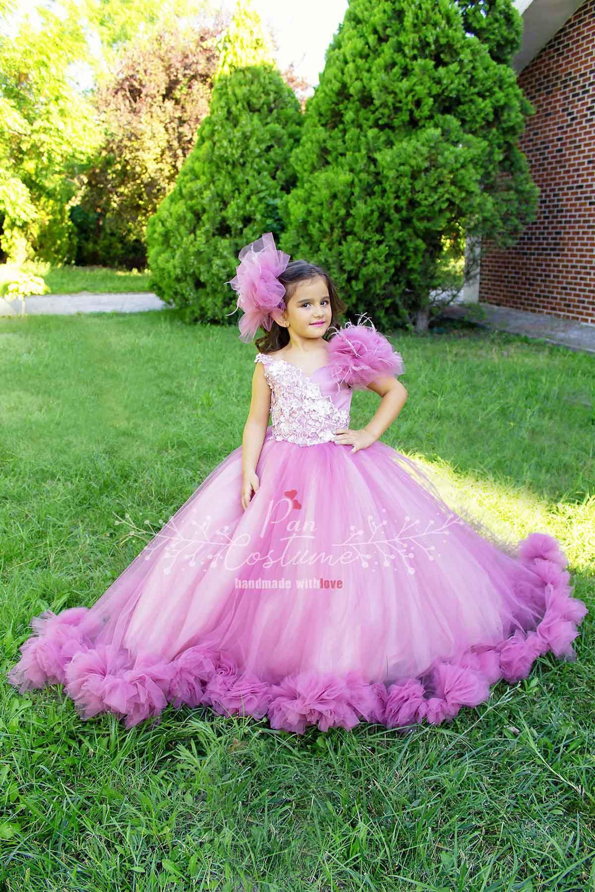 Dreamy Rose Kız Çocuk Elbise - Pan Kostüm