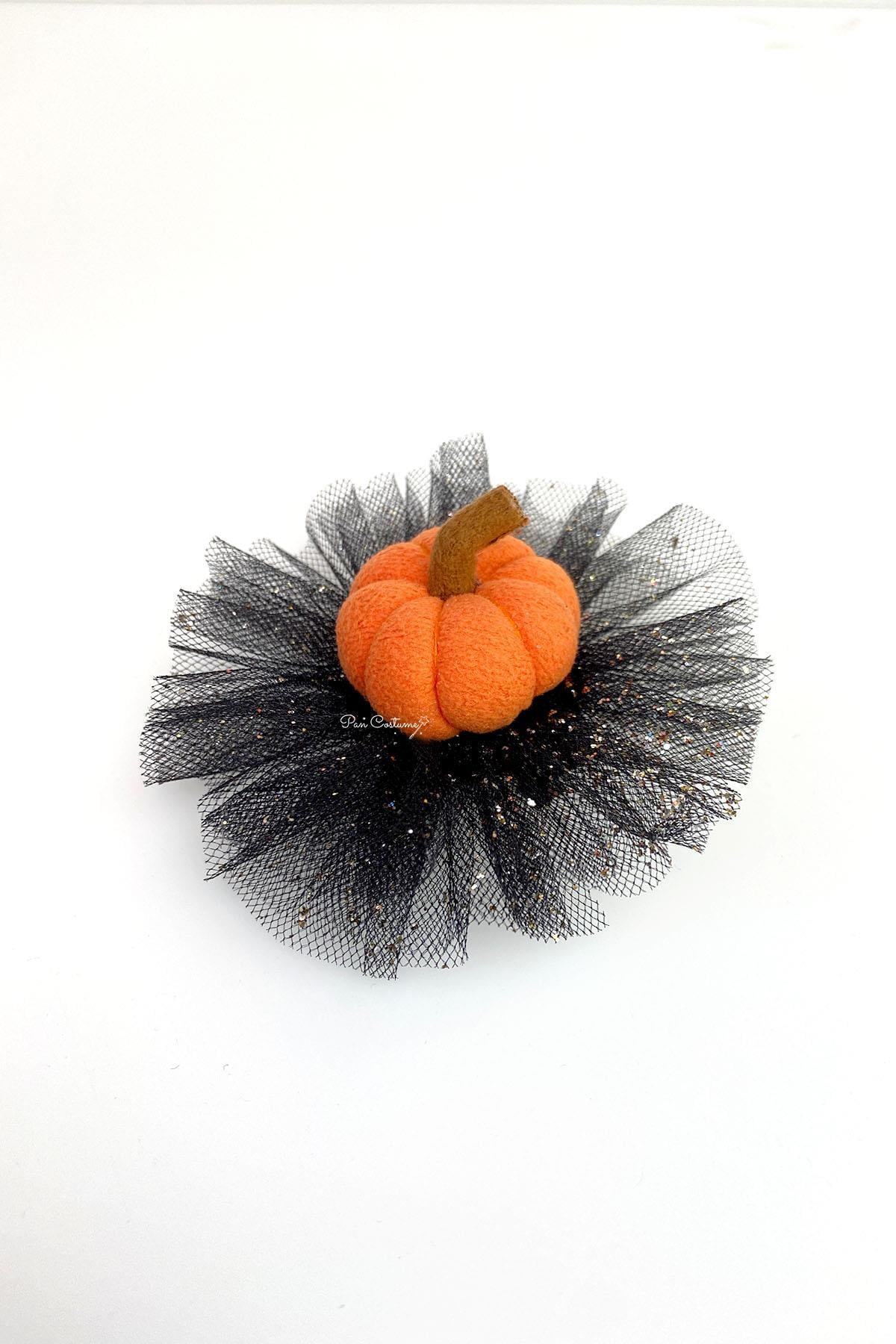Halloween Balkabağı Cadı Toka