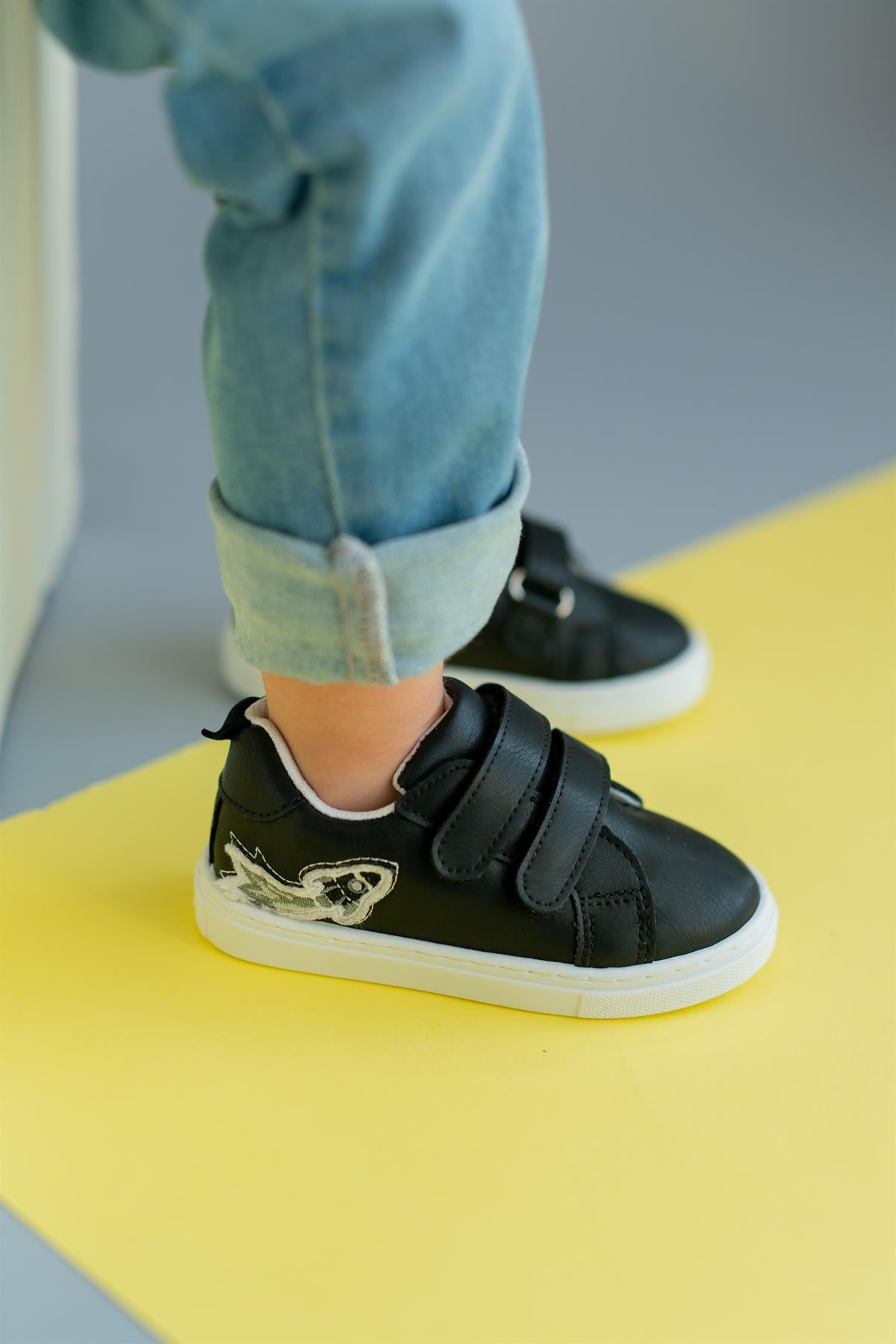 ROKET NAKIŞLI SPOR AYAKKABI-Siyah/Black-S-1002
