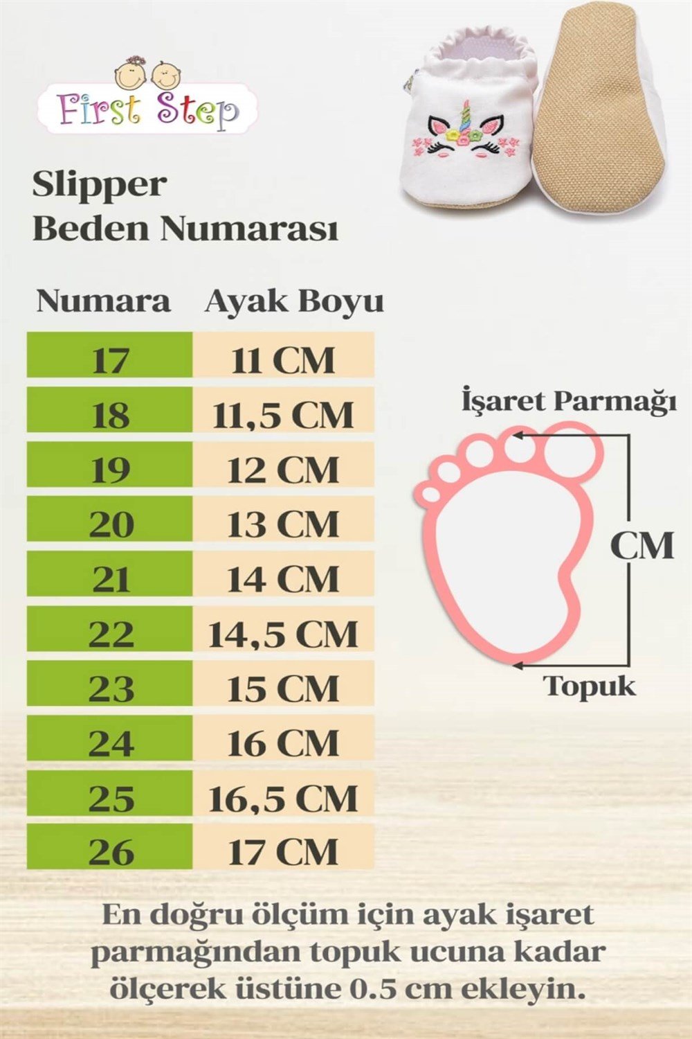 Numbers Kaydırmaz Taban Patik Yeşil F-823