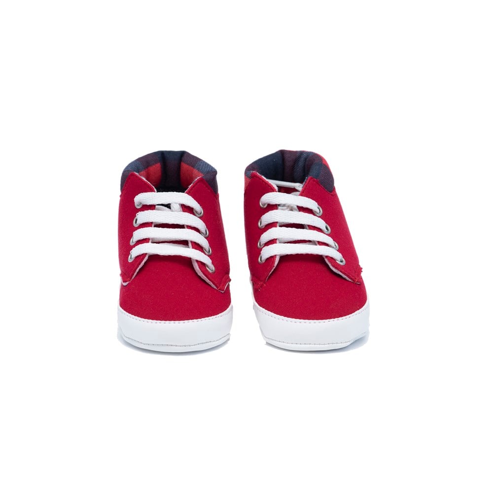 First Step bağcıklı spor patik kırmızı