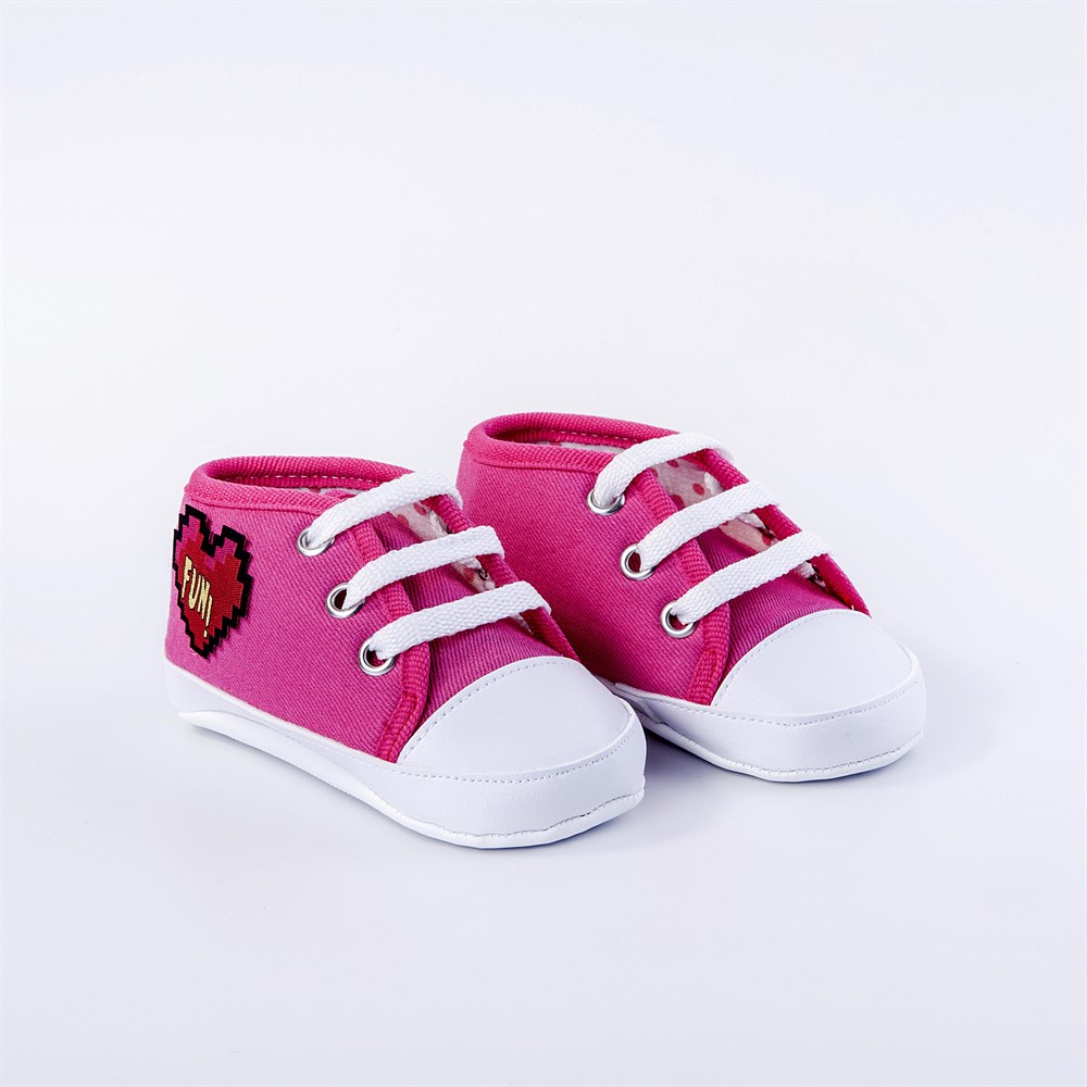 First Step Bebe Patik Fuşya