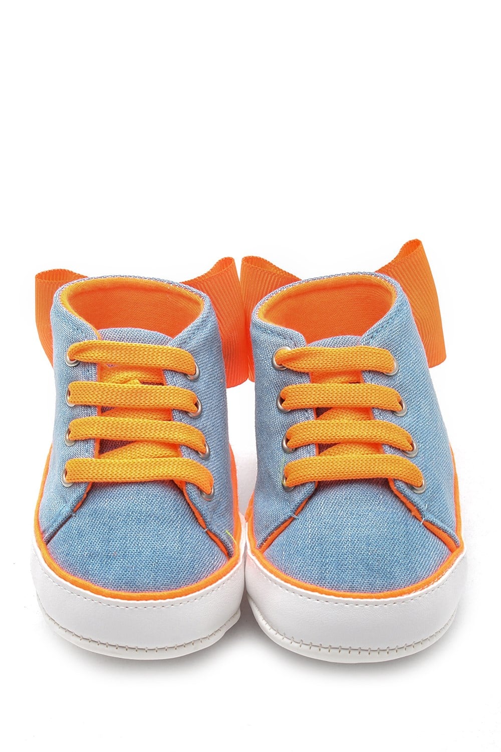 First Step fosforlu kurdele patik turuncu