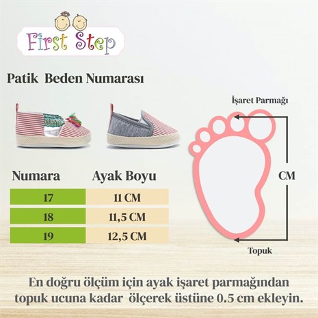 Bebek Ayakkabı Saks | First Step