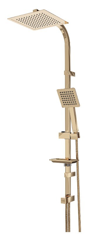 DİAMOND GOLD KARE TALL SİSTEM DUŞ SETİ