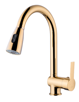 Spiralli Altın Pull-Out Spiralli Evye Bataryası