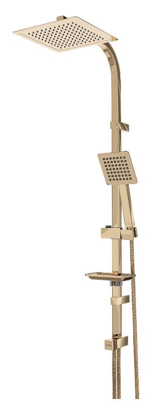 DİAMOND GOLD KARE TALL SİSTEM DUŞ SETİ