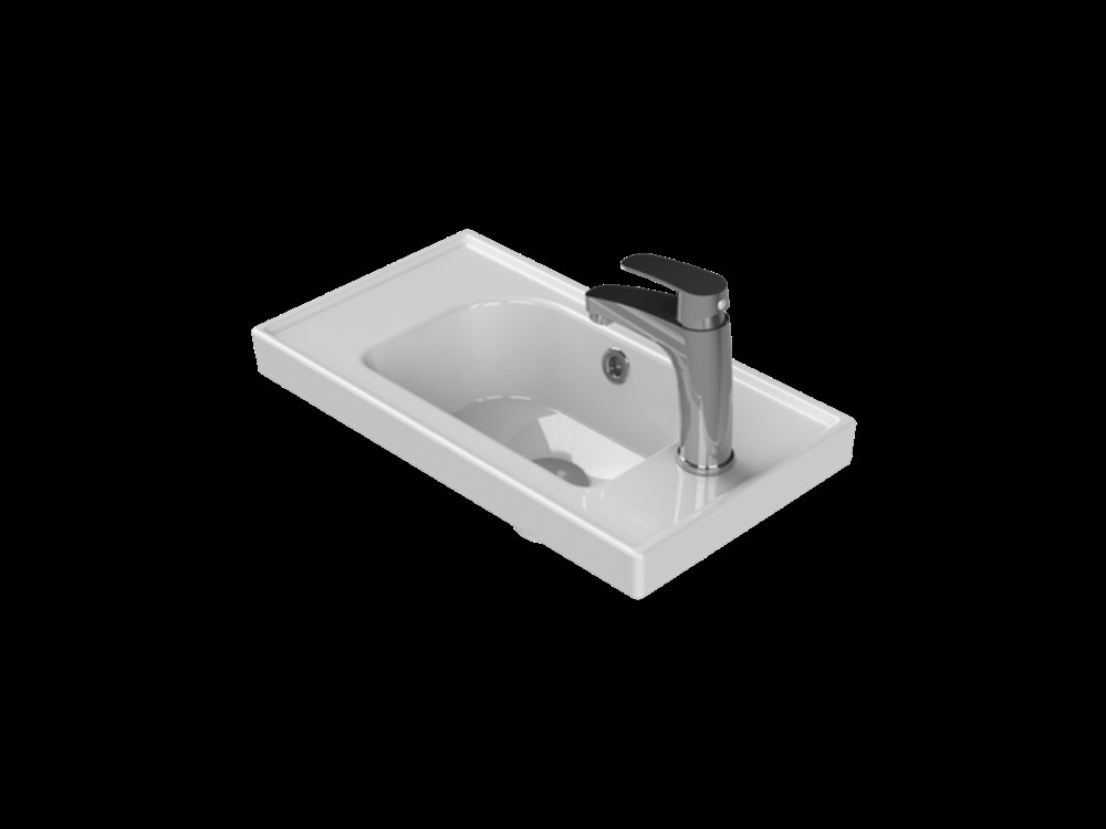Frame Etajerli Lavabo Sağ Batarya Delikli 