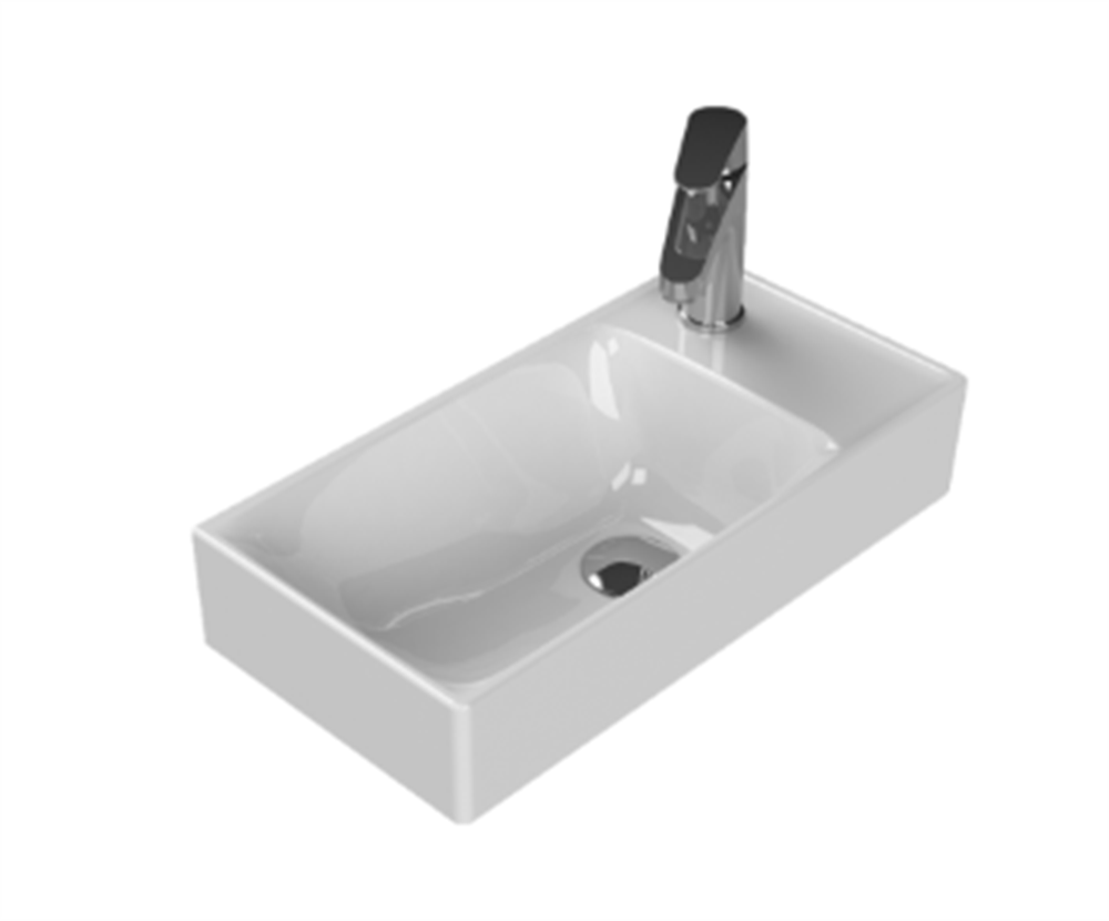 SHARP 50X25 ETAJERLİ LAVABO