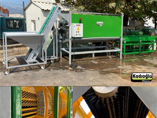 Magnum 3 – 3 Meter Double Drum With Brush, Horizontal Walnut Hulling Machine