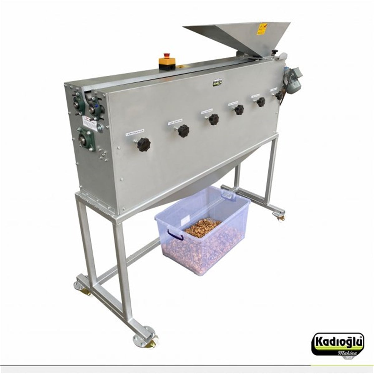 CKK200 Walnut and Almond Cracking Machine with Calibration