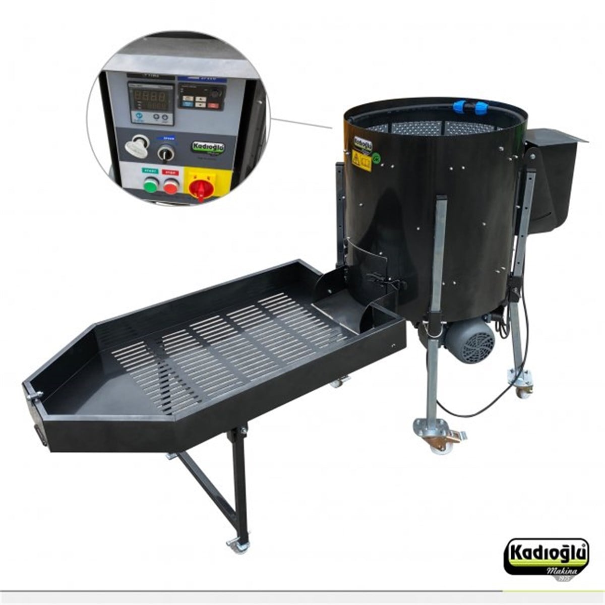 CKS130D Walnut Huller With Speed Control and Walnut Selection Table