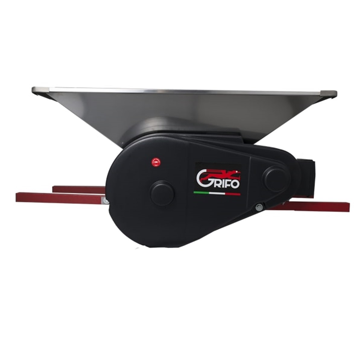 Grifo Big Stainless-Steel Fruit Crusher with Electric Motor