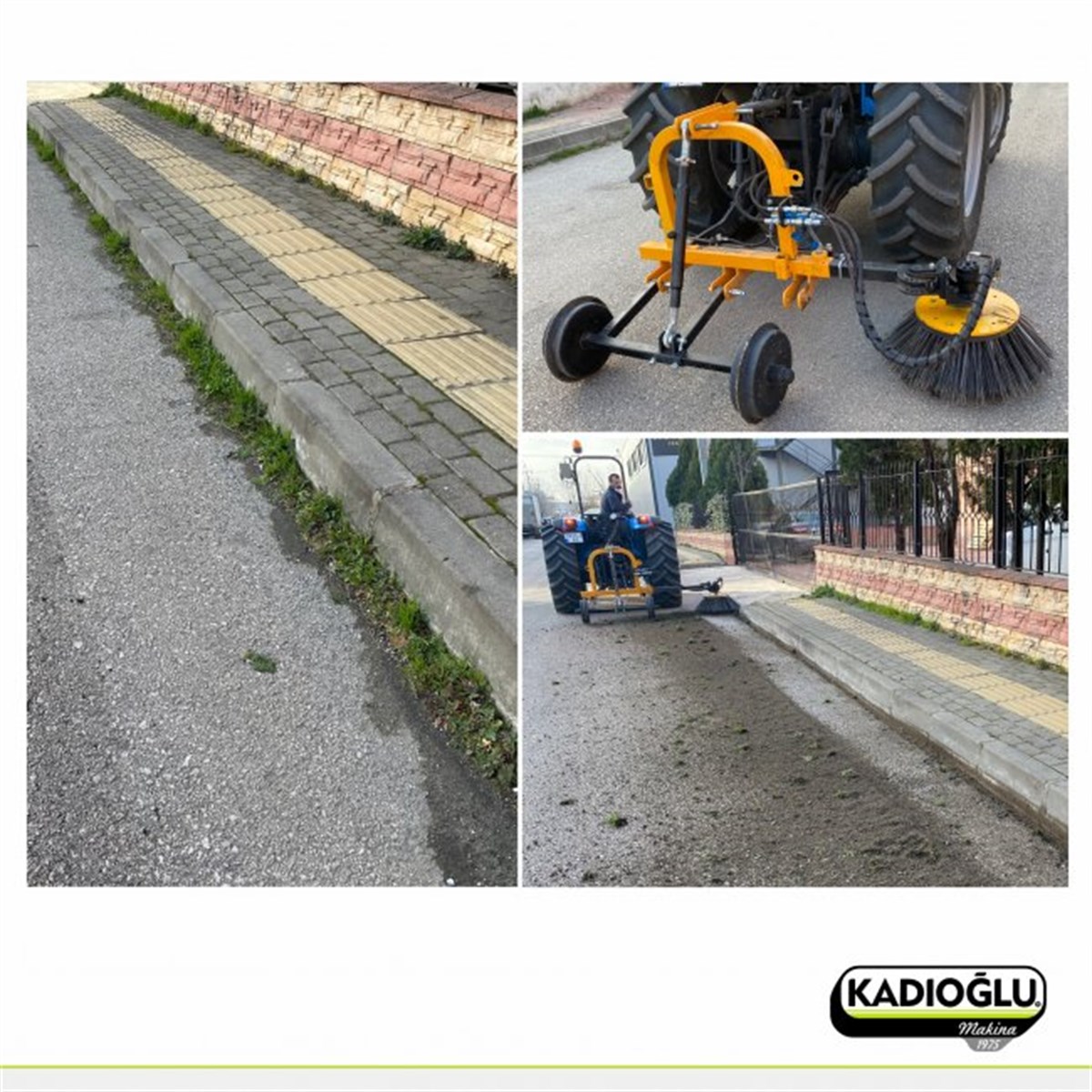 KCP80 Pavement and Keystone Grass Harvester Tractor Model