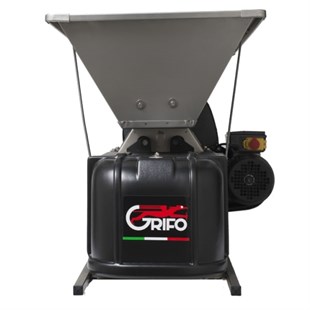Grifo Stainless Steel Grape Crusher and Stalk Remover with Electric Motor