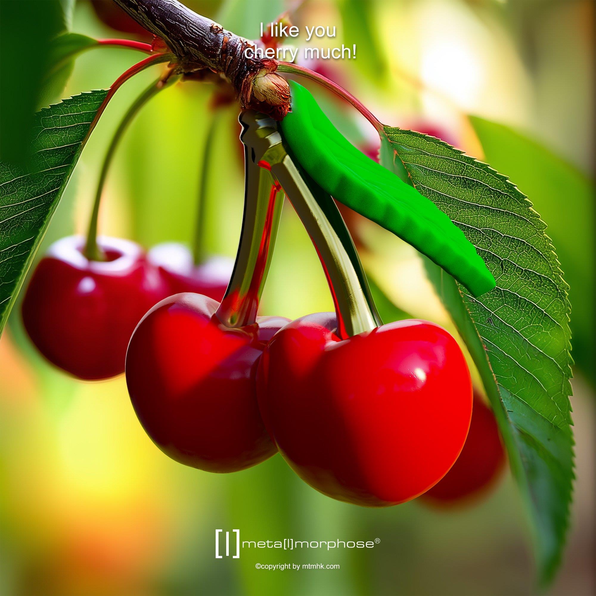 Metalmorphose Foodie/Nature Cherry Anahtarlık / Çanta Aksesuarı