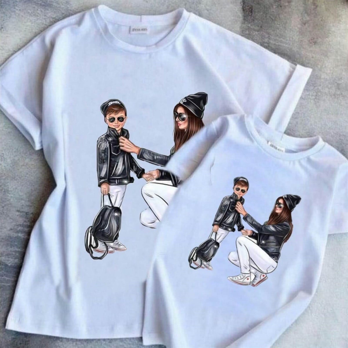 Baskılı Pamuklu Tişört