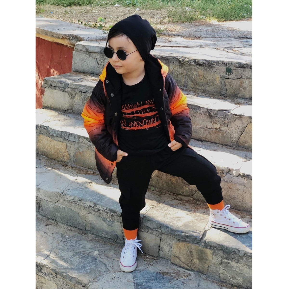 Erkek Çocuk 4lü Eşofman Mont Takım