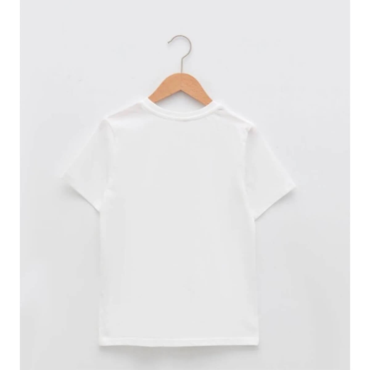 Erkek Çocuk Beyaz T-Shirt