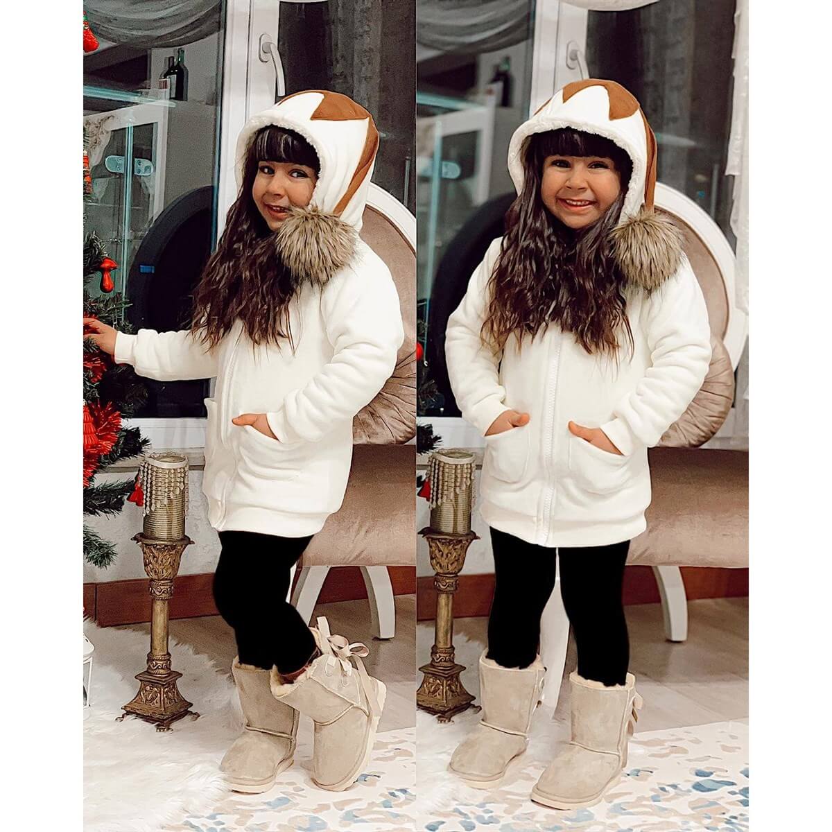 Kız Çocuk Peluş Ceket