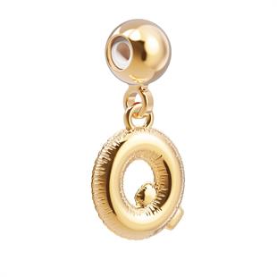 CHOCLI 18 Ayar Altın Kaplama Charm Harf - Q