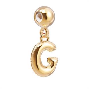 CHOCLI 18 Ayar Altın Kaplama Charm Harf - G