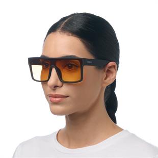 Okkia Tokyo Unisex Güneş Gözlüğü Siyah / Lens : Turuncu